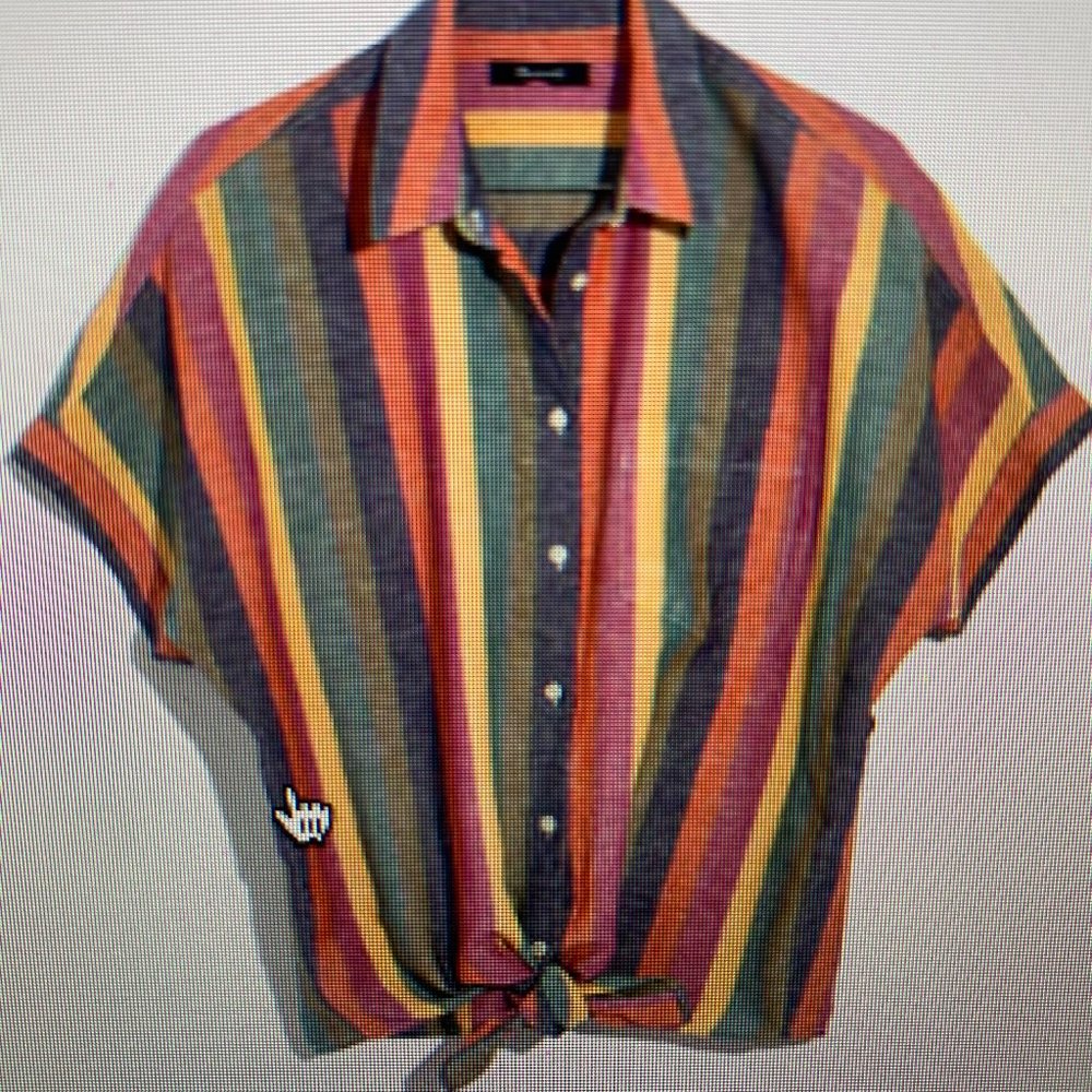 MADEWELL Tie Front Shirt